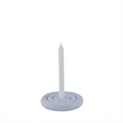 OYOY LIVING Savi Ceramic Candleholder - Low - Lavender