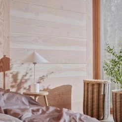 OYOY LIVING NOW IN STOCK Striped Laundry Bin - Nature / Black