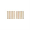 OYOY LIVING NOW IN STOCK Striped Napkin - Pack Of 2 - Vanilla