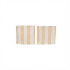 OYOY LIVING NOW IN STOCK Striped Napkin - Pack Of 2 - Vanilla