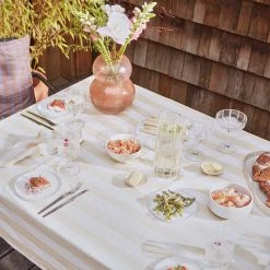 OYOY LIVING Striped Tablecloth - 200x140 Cm - Vanilla 9 OYOY LIVING Striped Tablecloth - 200x140 Cm - Vanilla