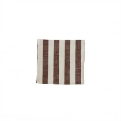 OYOY LIVING Striped Tablecloth - 200x140 Cm - Choko
