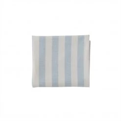 OYOY LIVING Striped Tablecloth - 260x140 Cm - Ice Blue