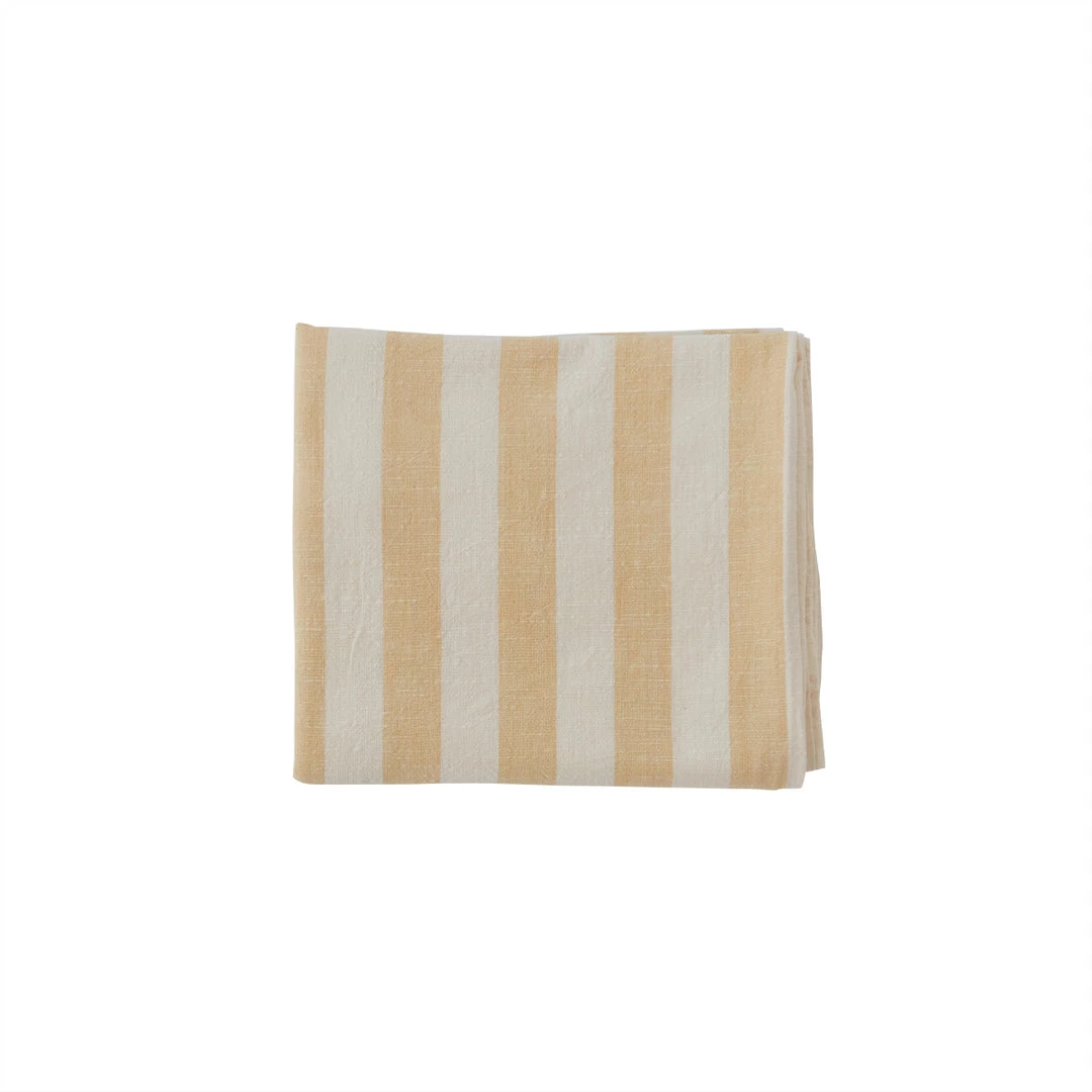 OYOY LIVING Striped Tablecloth - 260x140 Cm - Vanilla 1 OYOY LIVING Striped Tablecloth - 260x140 Cm - Vanilla