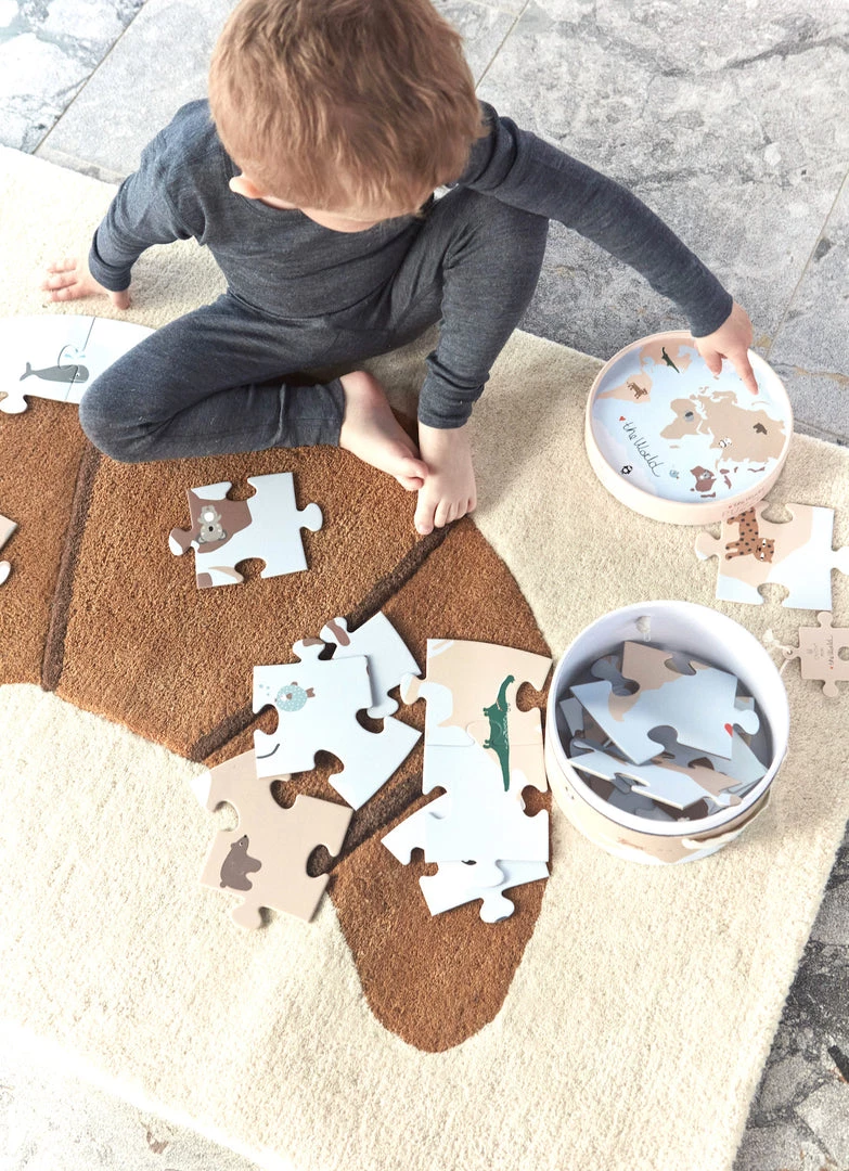 OYOY MINI LOOK FORWARD TO The World Puzzle 3 OYOY MINI LOOK FORWARD TO The World Puzzle