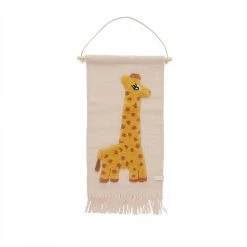 OYOY MINI Wallhanger - Giraffe - Rose
