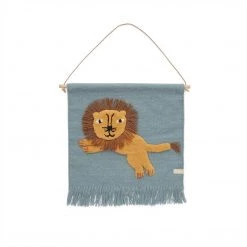 OYOY MINI Wallhanger - Jumping Lion NOW IN STOCK
