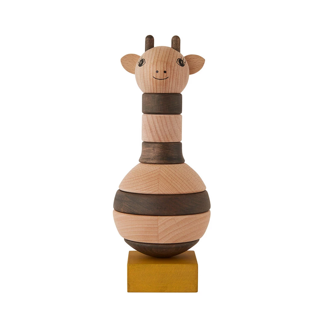 OYOY MINI NOW IN STOCK Wooden Stacking Giraffe - Nature / Dark 1 OYOY MINI NOW IN STOCK Wooden Stacking Giraffe - Nature / Dark