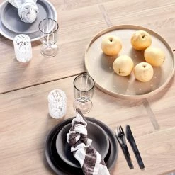 OYOY LIVING Yuka Deep Plate - Pack Of 2 LOOK FORWARD TO