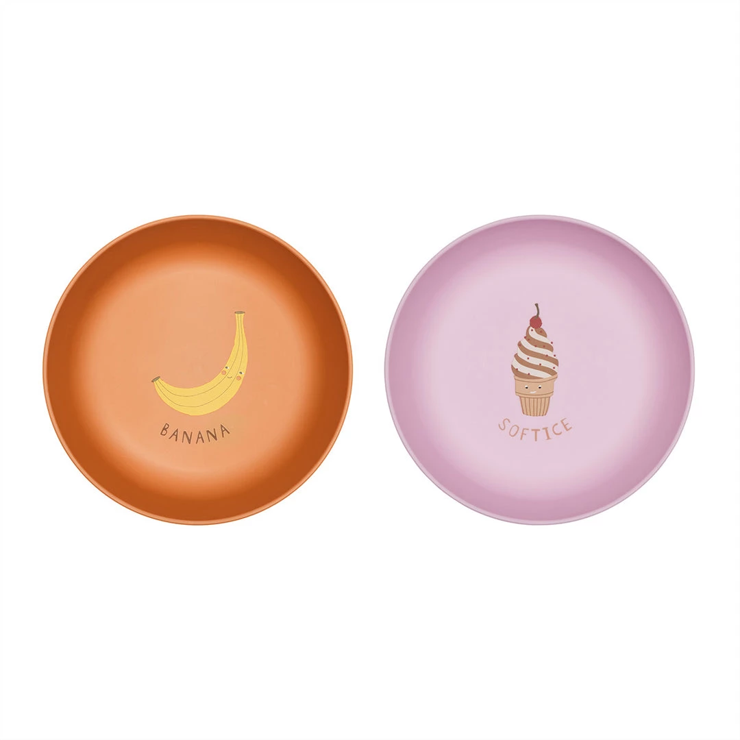 OYOY MINI LOOK FORWARD TO Yummy Bowl - Pack Of 2 1 OYOY MINI LOOK FORWARD TO Yummy Bowl - Pack Of 2