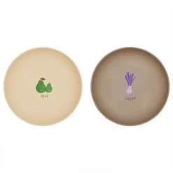 OYOY MINI Yummy Plate - Pack Of 2 LOOK FORWARD TO