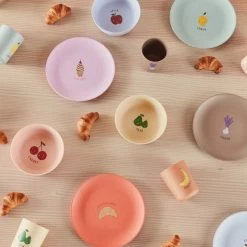 OYOY MINI Yummy Plate - Pack Of 2 LOOK FORWARD TO