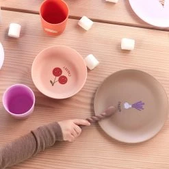 OYOY MINI Yummy Plate - Pack Of 2 LOOK FORWARD TO